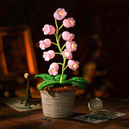 Pot de fleurs au crochet